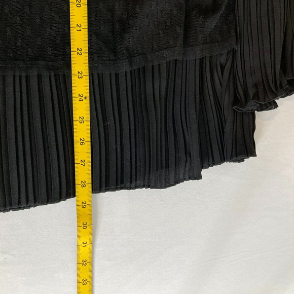 Bianco & Nero Womens Multicolor Embroidered Leaves Top Size 46/XL Artisanal Boho - Picture 13 of 14